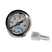 Load image into Gallery viewer, BBK Performance Mustang 5.0 Fuel Pressure Gauge &amp; Adapter 0-60 Psi