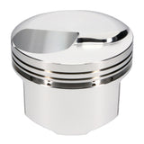 Piston Set, 4032, Dome, 4.280 Bore, 1.645 CD, 0.990 Pin, Set of 8.