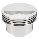 Piston Set, 4032, Flat Top, 4.040 Bore, 1.425 CD, 0.927 Pin, Set of 8.