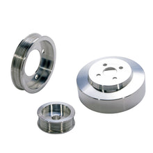 Load image into Gallery viewer, BBK Performance Mustang 5.0 3 Pc Under Drive Pulley Kit (Aluminum)