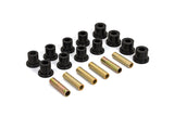 Spring And Shackle Bushing; Black; Front;