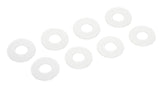 D-Ring And Shackle Washers; Set Of 8; White;