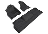 ELEGANT Floor Mat; 3 pc.; 1st/2nd Row; Front and Rear; Black;  -  3D MAXpider L1DG02104709
