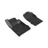 KAGU Floor Mat; Black; 2 pc.; Front;  -  3D MAXpider L1FR14911509