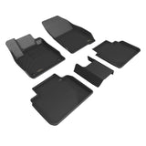 KAGU Floor Mat; Black; 5 pc.; 2 pc. Front Row; 3 pc. 2nd Row;  -  3D MAXpider L1HD13401509