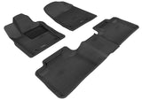 3D MAXpider KAGU Floor Mat; Black; 3 pc.; 2 pc. Front Row; 1 pc. 2nd Row;