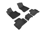 KAGU Floor Mat; Black; 5 pc.; 2 pc. Front Row; 3 pc. 2nd Row;  -  3D MAXpider L1MB07901509