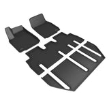 KAGU Floor Mat; Black; 4 pc.; 2pc. Front Row; 1 pc. 2nd Row; 1 pc. 3rd Row;  -  3D MAXpider L1TL04801509