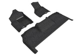 ELEGANT Floor Mat; 3 pc.; 1st/2nd Row; Front and Rear; Black;  -  3D MAXpider L1DG03204709