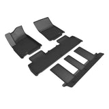 KAGU Floor Mat; Black; 4 pc.; 2 pc. Front Row; 1 pc. 2nd Row; 1 pc. 3rd Row;  -  3D MAXpider L1RI00101509