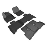 KAGU Floor Mat; Black; 4 pc.; 2 pc. Front Row; 1 pc. 2nd Row; 1 pc. 3rd Row;  -  3D MAXpider L1TY30301509