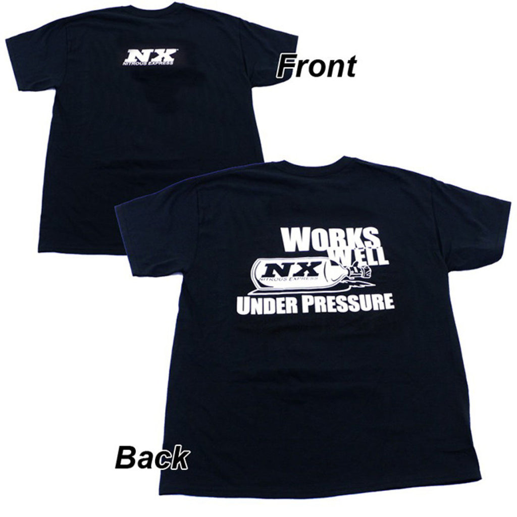 Nitrous Express Large Black Nx Under Pressure T-Shirt