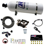 FORD 4 CYL NITROUS PLATE SYSTEM-2.3L ECOBOOST W/ 15LB Bottle. - Nitrous Express 20954-15