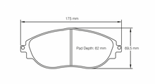 Load image into Gallery viewer, Pagid Racing 8201 RSL29 Compound Brake Pads