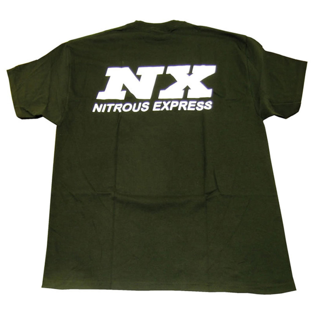 Nitrous Express Xx-Large  Black T-Shirt W/ White Nx