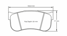 Load image into Gallery viewer, Pagid Racing 8100 RST2 Compound Brake Pads