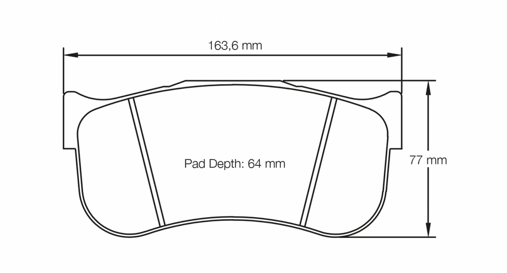 Pagid Racing 8100 RST1 Compound Brake Pads