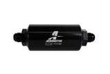 8an Inline Fuel Filter 10 Micron 2in OD Black - Aeromotive Fuel System 12377