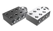 Load image into Gallery viewer, XS Power Batteries 600 Series Aluminum Terminal Blocks, 1/0, 6 Spots, M6/M8 Bolts, Pair