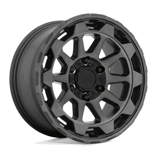 BRRTR 17X8.5 6X4.5 M-GNMTL BRSH-FC 12MM
