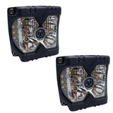 LED Aux Cube LightAmber Side Strobe Profession Grade Clear Lens - Race Sport RS02SC