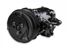 Load image into Gallery viewer, Holley LS High-Mount A/C Accessory Drive Kit - Includes SD7 A/C Compressor, Tensioner, &amp; Pulleys- Black Finish