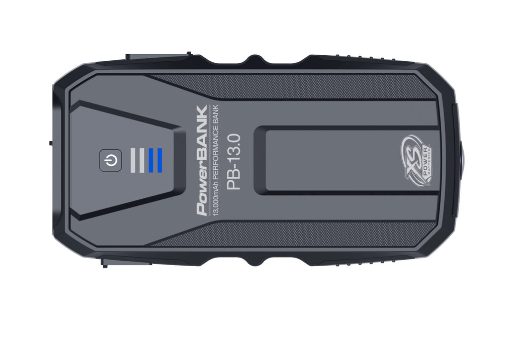 XS Power Batteries 13,000mAh Performance Bank.  Gray plastic housing