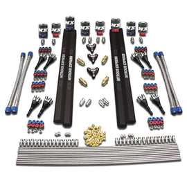 Nitrous Express 8-Cyl Sx2 Nozzle Intake Plumbing Kit (Incl. All Necessary Hardware)