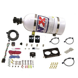 Nitrous Express Ford 4 Valve Nitrous Plate System (50-300Hp) With 10Lb Bottle (Stock Tb)