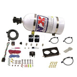 FORD 4 VALVE NITROUS PLATE SYSTEM (50-300HP); With 10LB Bottle (STOCK TB). - Nitrous Express 20950D-10