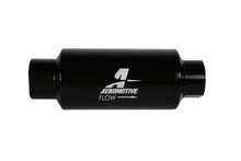 Load image into Gallery viewer, Aeromotive Filter, In-Line, 10-m Microglass Element, ORB-10 Port, Bright-Dip Black, 2" OD