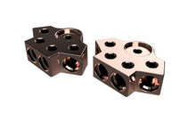 Load image into Gallery viewer, XS Power Batteries 700 Series Copper Terminal Blocks, 1/0, 4 Spots, M6/M8 Bolts, Pair