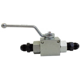 Remote Shutoff Nitrous Valve; 8AN male inlet and outlet. - Nitrous Express 15158-8