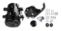 Load image into Gallery viewer, Holley LS High-Mount A/C Accessory Drive Kit - Includes SD7 A/C Compressor, Tensioner, &amp; Pulleys- Black Finish