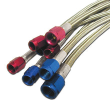 Load image into Gallery viewer, Nitrous Express 4AN (3Ft) Stainless Steel Braided Hose (Red)