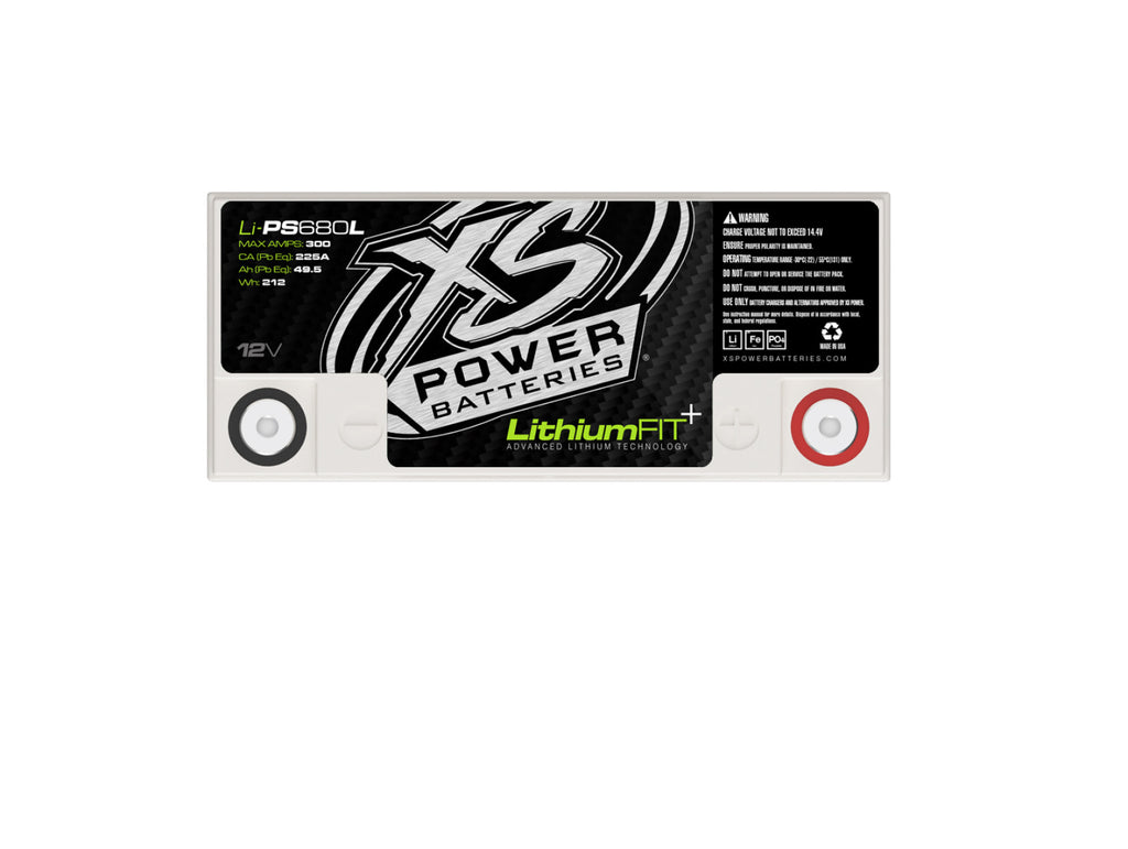 XS Power Batteries Lithium Powersports Series Batteries - M6 Terminal Bolts Included 300 Max Amps