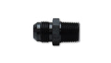 Straight Adapter Fitting ; Size: -8 AN x 1/2in NP - Vibrant Performance 10225