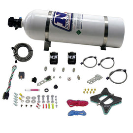 Nitrous Express 4.6L 2 Valve Plate System With 15Lb Bottle