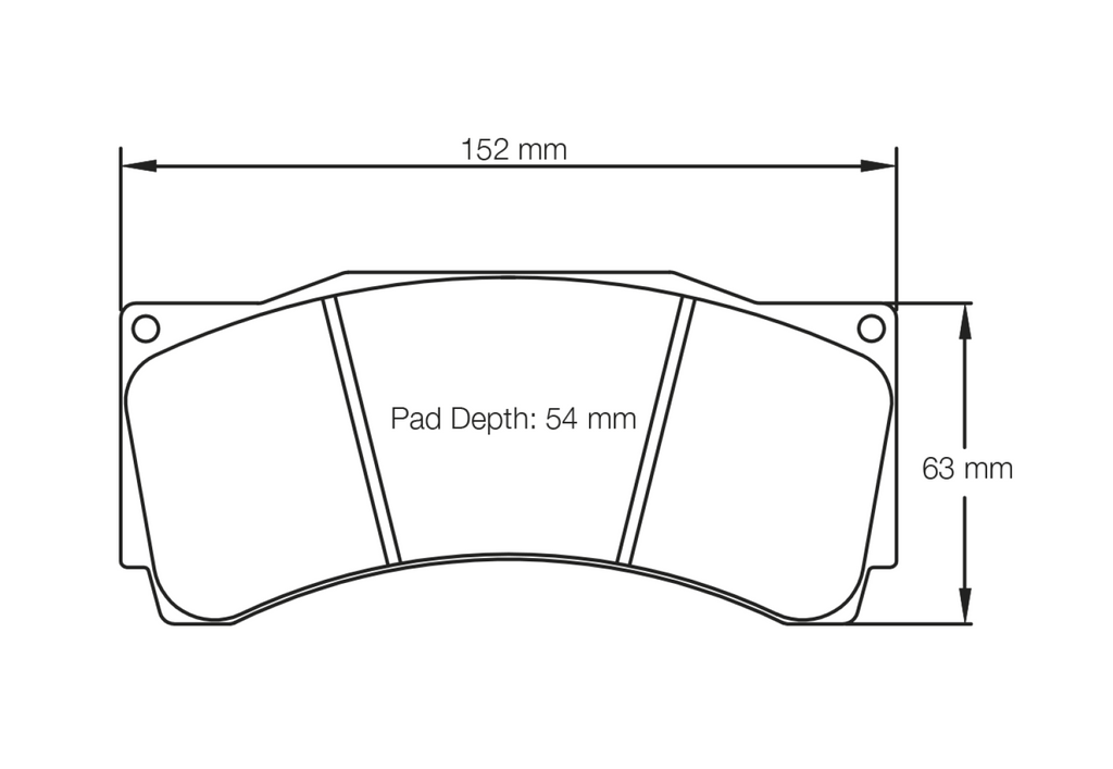 Pagid Racing 1539 RST5 Compound Brake Pads