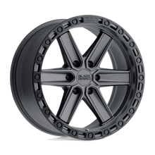 Load image into Gallery viewer, BRHDS 18X9 6X5.5 GUN-BLK-BLKLP 12MM