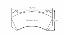 Load image into Gallery viewer, Pagid Chevrolet Camaro/SS, 1LE, ZL1, Corvette C7 Z06 RST3 Front Brake Pads