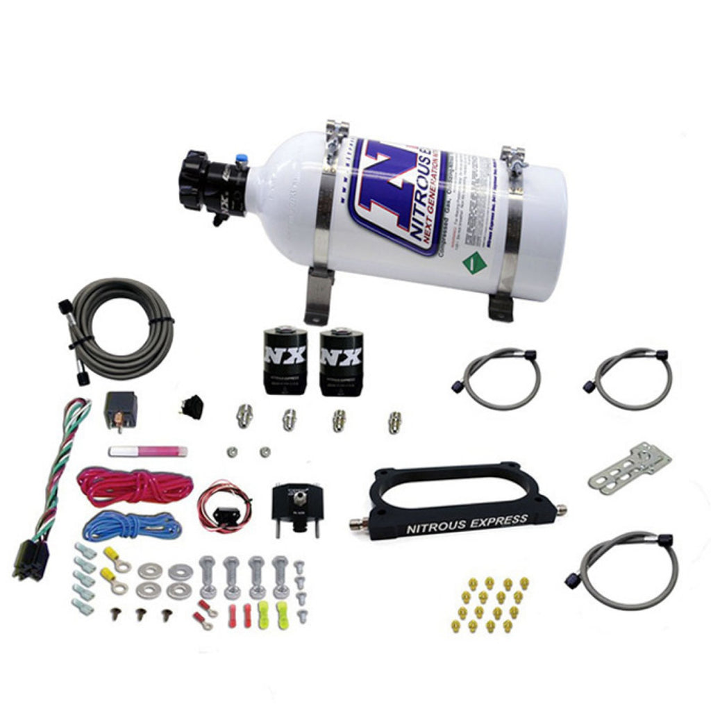 Nitrous Express Gt500 Nitrous Plate System (50-250Hp) With 5Lb Bottle