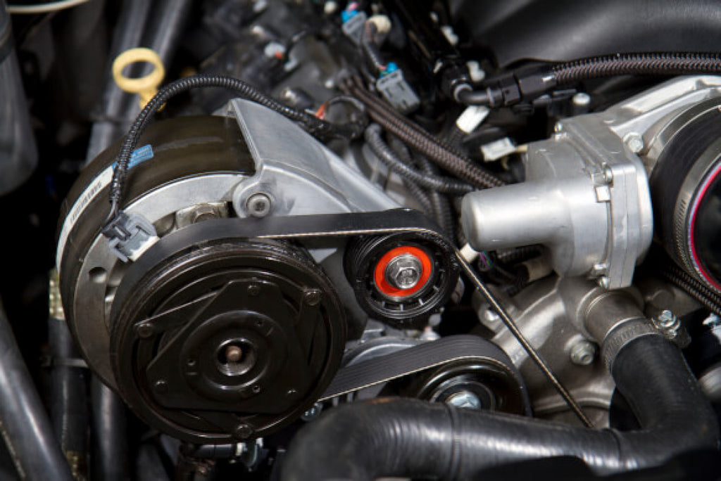 Holley LS High-Mount A/C Accessory Drive Bracket - Passenger's Side A/C Bracket - works with R4 compressor