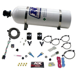 Nitrous Express Dodge Efi Full Race (100-150-200-300Hp) Dual Nozzle With 15Lb Bottle