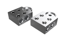 Load image into Gallery viewer, XS Power Batteries 600 Series Aluminum Terminal Blocks, 1/0, 4 Spots, M6/M8 Bolts, Pair