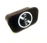 OBDII Port Plug; Black; w/ White Do Not Flash Symbol;