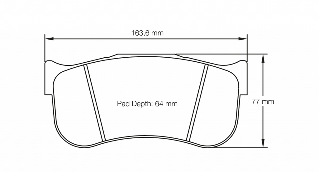 Pagid Racing 8101 RST3 Compound Brake Pads