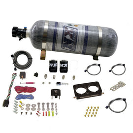 Nitrous Express Ford 4 Valve Nitrous Plate System (50-300Hp) With Composite Bottle (Stock Tb)
