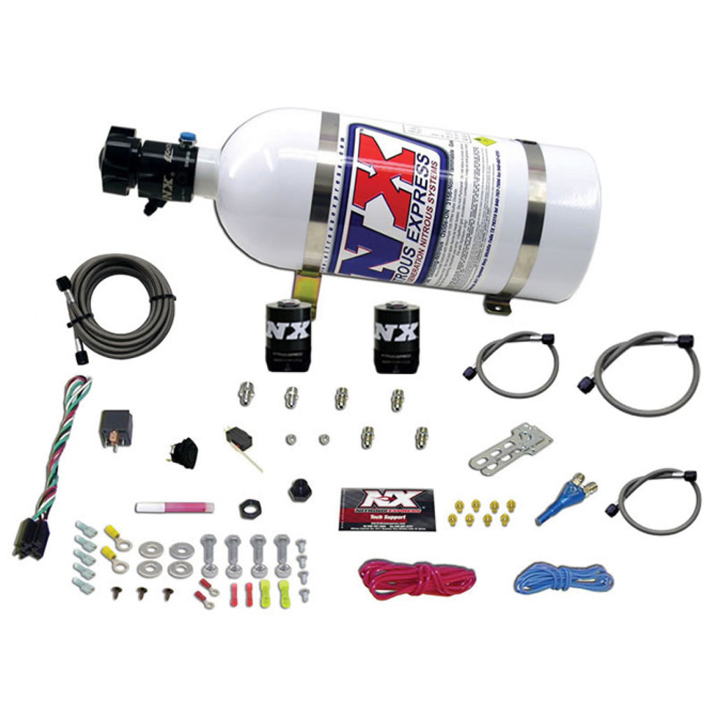 Nitrous Express Gm Efi Race (100-150-200-250Hp) Single Nozzle With 10Lb Bottle