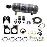 NISSAN GT-R NITROUS PLATE SYSTEM (35-300HP) W/ COMPOSITE Bottle. - Nitrous Express 20717-12